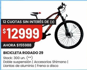 Changomas Bicicleta rodado 29 oferta