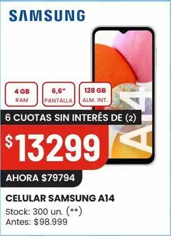 Celular samsung a14