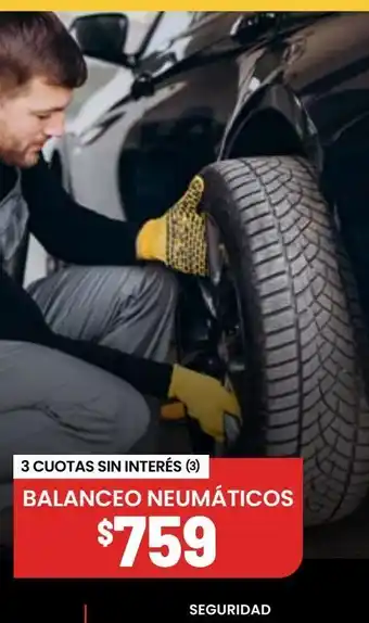 Changomas Balanceo neumaticos oferta