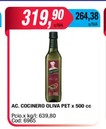Maxiconsumo Ac. Cocinero Oliva Pet x 500cc oferta