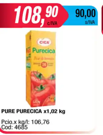 Maxiconsumo Purecica Pure x 1,02kg oferta