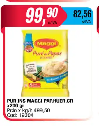 Maxiconsumo Maggi Pur.Ins Pap. Huer.CR x 200gr oferta