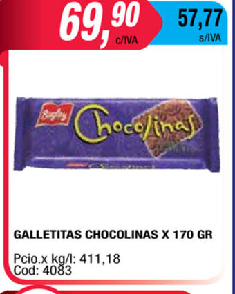 Maxiconsumo Galletitas Chocolinas x 170gr oferta