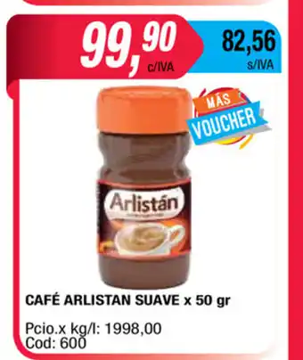 Maxiconsumo Arlistan Café Suave x 50gr oferta