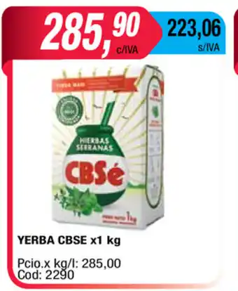 Maxiconsumo CBSE Yerba x 1kg oferta