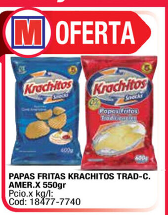 Maxiconsumo Papas Fritas Krachitos Trad-C Amer x 550gr oferta