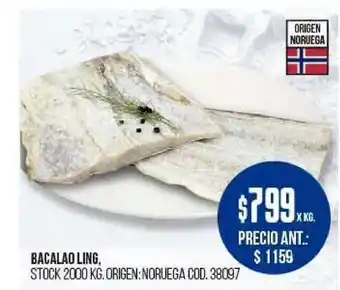 Coto Bacalao Ling 2000kg oferta