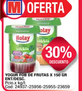 Maxiconsumo Yogur Fob De Frutas x 150gr oferta