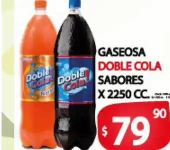 Supermercados Mariano Max Doble Cola Gaseosa Sabores x 2250cc oferta