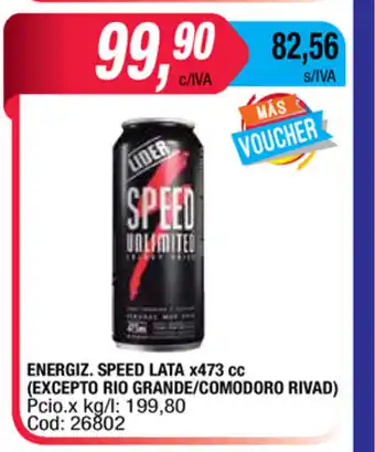 Maxiconsumo Speed Energiz Lata x 473cc oferta