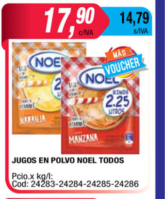 Maxiconsumo Jugos En Polvo Noel Todos oferta