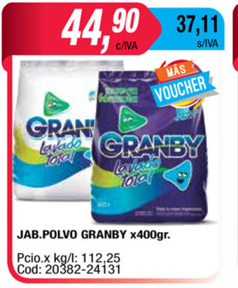 Maxiconsumo Granby Jab.Polvo x 400gr oferta