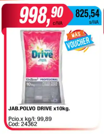 Maxiconsumo Drive Jab Polvo x 10kg oferta