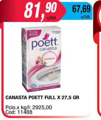 Maxiconsumo Poett Canasta Full x 27,5gr oferta