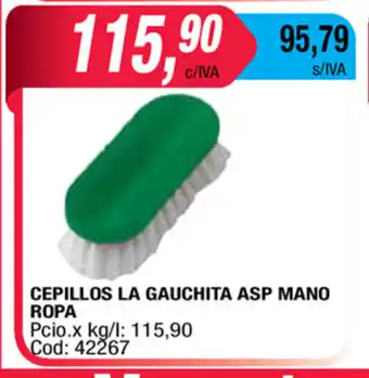 Maxiconsumo Cepillos La Gauchita Asp Mano Ropa oferta