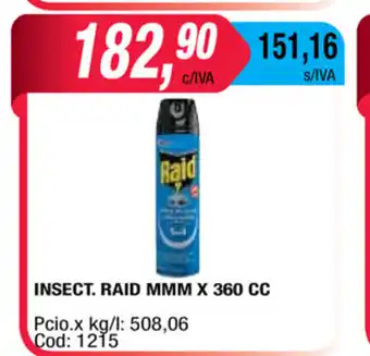 Maxiconsumo Rain Insect MMM x 360cc oferta