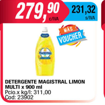 Maxiconsumo Magistral Detergente Limon Multi x 900ml oferta