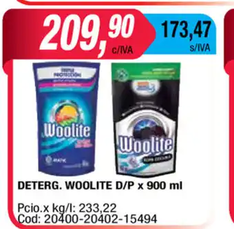 Maxiconsumo Woolite Deterg. D/P x 900ml oferta