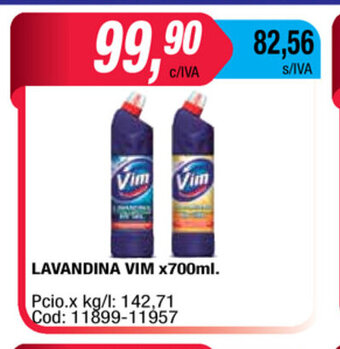 Maxiconsumo Vim Lavandina x 700ml oferta