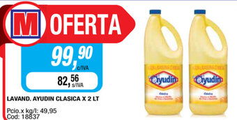 Maxiconsumo Ayudin Lavand Clasica x 2lt oferta