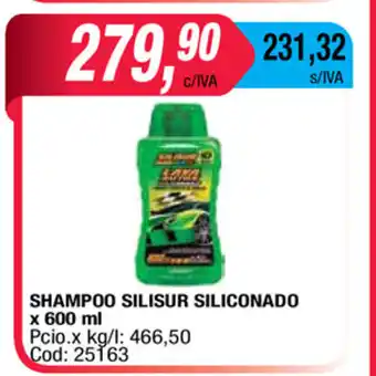 Maxiconsumo Shampoo Silisur Siliconado x 600ml oferta