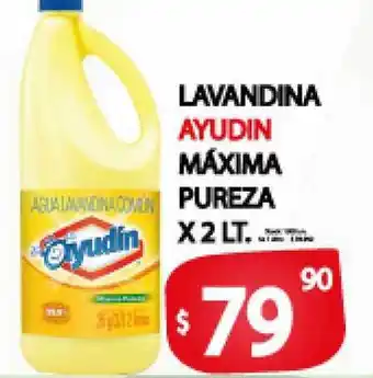 Supermercados Mariano Max Ayudin Lavandina Máxima Pureza x 2Lt oferta