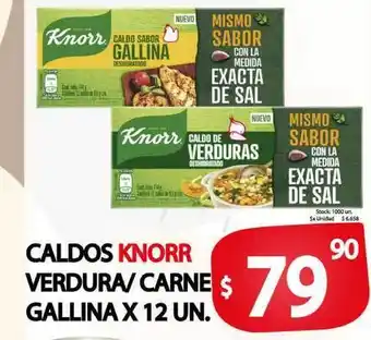 Knorr Caldos Verdura/Carne Gallina x 1`2un