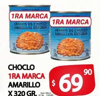 Supermercados Mariano Max 1ra Marca Choclo Amarillo x 320gr oferta