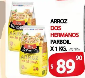 Supermercados Mariano Max Dos Hermanos Arroz Parboil x 1kg oferta
