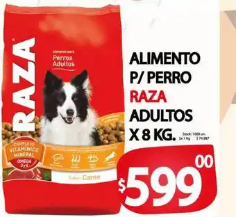 Supermercados Mariano Max Raza Alimento P/Perro Adultos x 8kg oferta