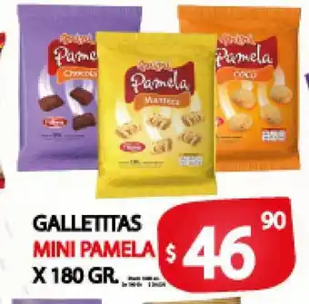 Supermercados Mariano Max Mini Pamela Galletitas x 180gr oferta