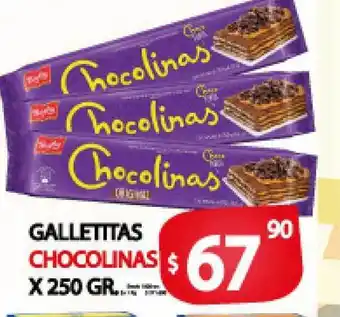 Chocolinas Galletitas x 250gr