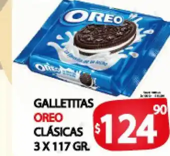 Supermercados Mariano Max Oreo Galletitas Clásicas 3 x 117gr oferta