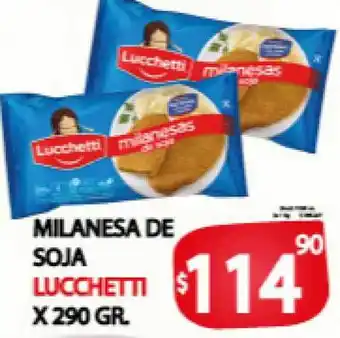 Supermercados Mariano Max Lucchetti Milanesa De Soja x 290gr oferta