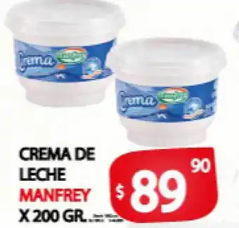 Supermercados Mariano Max Manfrey Crema De Leche x 200gr oferta