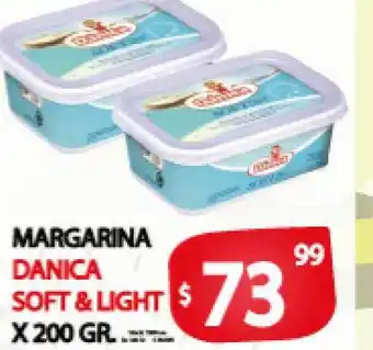 Supermercados Mariano Max Danica Soft & Light Margarina x 200gr oferta