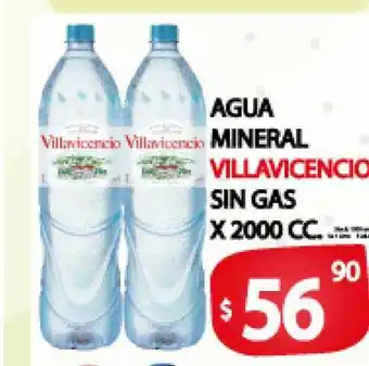 Supermercados Mariano Max Villavicencio Agua Mineral Sin Gas x 2000cc oferta