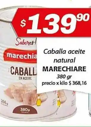 Almacor Marechiare Caballa aceite natural 380gr oferta