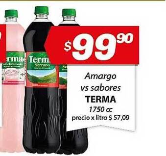 Almacor Terma Amargo Vs Sabores 1750cc oferta