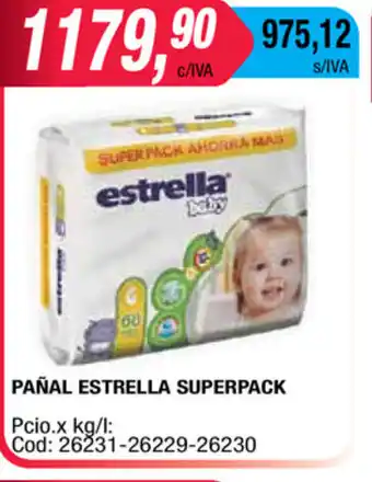 Maxiconsumo Estrella Pañal Superpack oferta