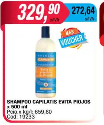 Maxiconsumo Shampoo Capilatis Evita Piojos x 500 ml oferta