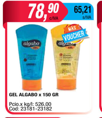 Maxiconsumo Gel Algabo x 150 gr oferta