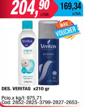 Maxiconsumo Des. Veritas x 210 gr oferta