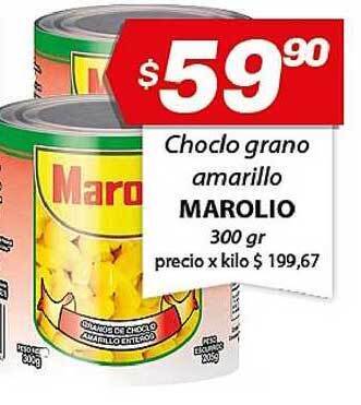 Almacor Marolio Choclo Grano Amarillo 300gr oferta