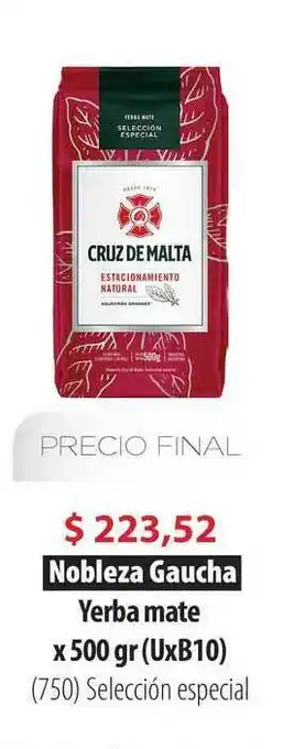 Parodi Nobleza Gaucha Yerba Mate Selección Especial x 50 gr oferta