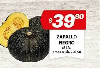 Almacor Zapallo Negro oferta
