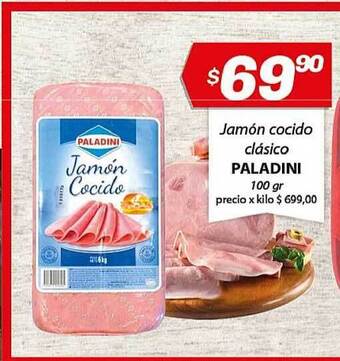 Almacor Paladini Jamón Cocido Clásico 100gr oferta