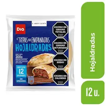 Supermercados DIA Tapa de empanadas dia hojaldre 300 gr. oferta