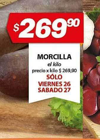 Almacor Morcilla oferta