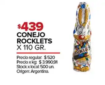 Disco Conejo Rocklets 110gr oferta